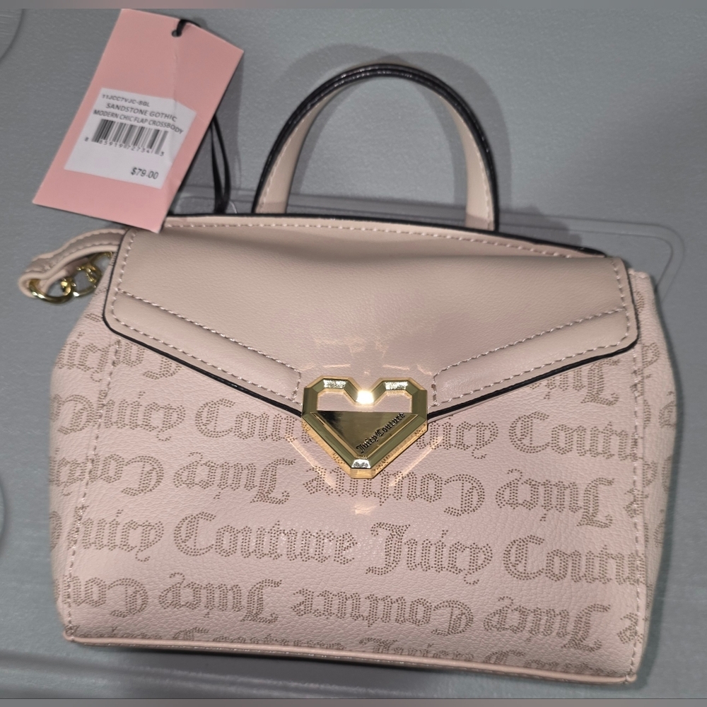 Juicy Couture Blush and Cream Mini Bag